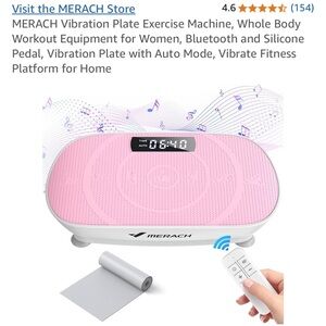 Amazon Pink Vibration Plate for Home Fitness - 10/10 condition. Lightly used.